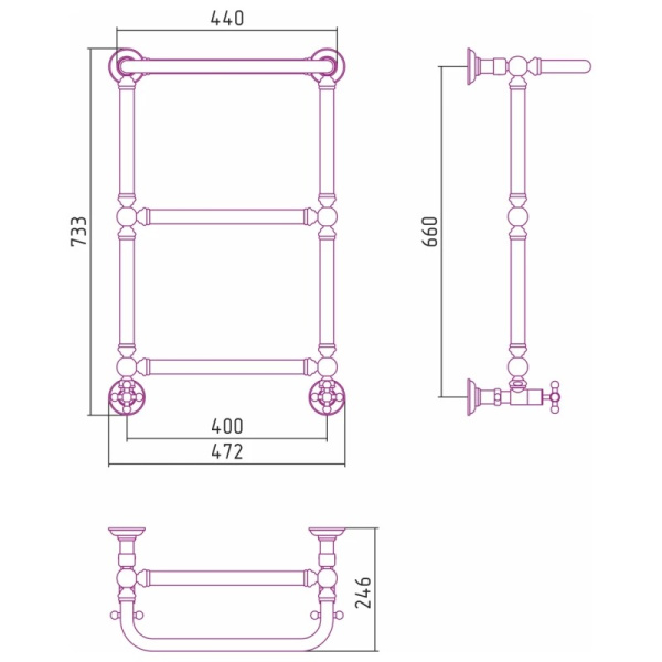 Схема (детальная фотография), золото
