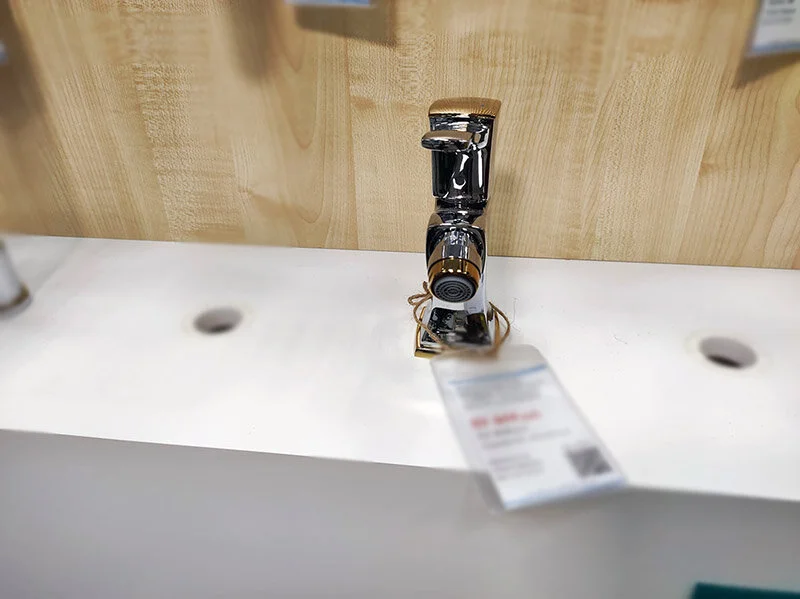 Смеситель для биде Hansgrohe Metropol Classic хром/золото 31320090 (детальная фотография), однорычажные, двухрычажные