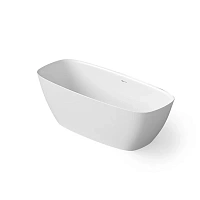 Ванна DEA Design Edge DD8671 1700 18, 170 х 72 см, искусственный камень, цвет белый матовый