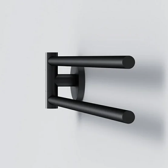 Полотенцедержатель Am.Pm X-Joy черный матовый A85A32622 (детальная фотография), настенные