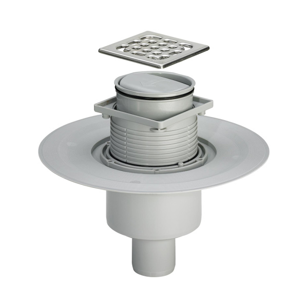 Душевой трап Viega Advantix 10 см с сухим затвором 583224 (детальная фотография)