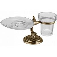 Стакан и мыльница настольные, бронза, Art&Max Barocco Crystal