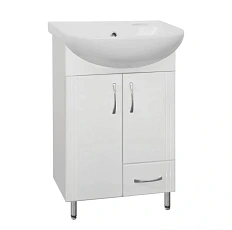 Тумба с раковиной напольная Style Line Эко Стандарт ЛС-00000095 50 см с ящиком