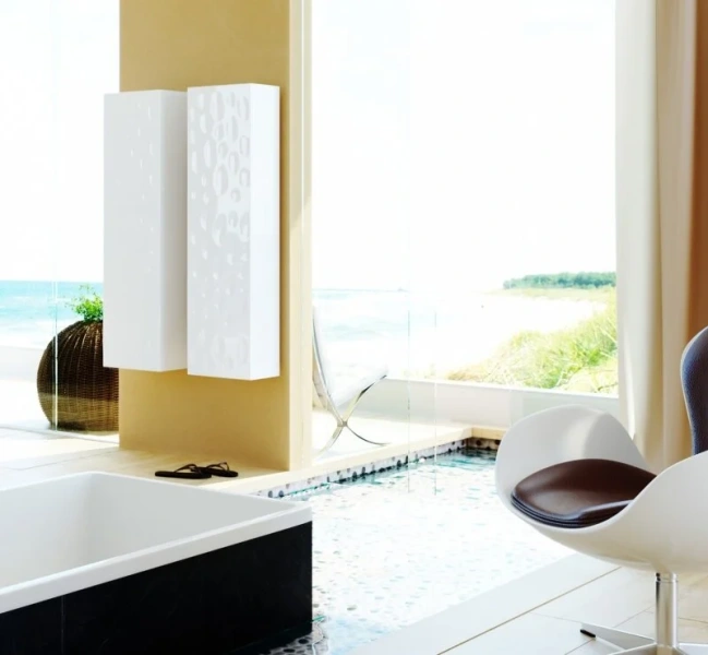 Шкаф-пенал подвесной, цвет белый Aqwella Clarberg Dune 35 DUN0535 (детальная фотография), недорого