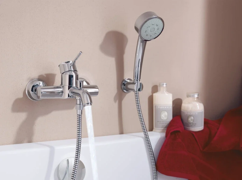 Смеситель для ванны Grohe BauClassic хром 32865000 (детальная фотография), хром