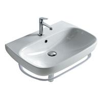 Полотенцедержатель для раковины, цвет белый, Globo Genesis