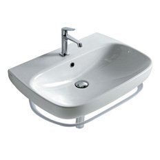 Полотенцедержатель для раковины, цвет белый, Globo Genesis