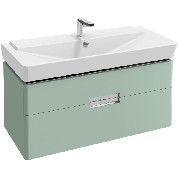 Раковина Jacob Delafon Reve 100 см с переливом E4801-00 (детальная фотография), 100 см