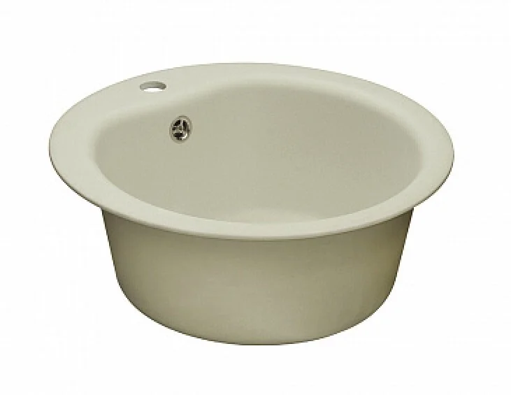 Мойка для кухни Акватон Мида 51 см жемчуг 1A712732MD240 (детальная фотография), округлой формы