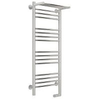 Полотенцесушитель электрический правый, с полкой цвет без покрытия Сунержа Богема 2.0 1000х400