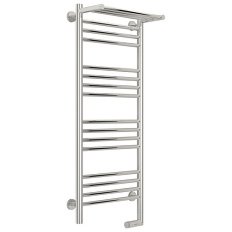 Полотенцесушитель электрический правый, с полкой цвет без покрытия Сунержа Богема 2.0 1000х400