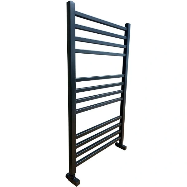 Полотенцесушитель водяной Ника Modern ЛМ 5 100/50 см с вентилями (детальная фотография), хром, белыe, черный