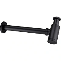 Сифон для раковины Boheme Black черный матовый 