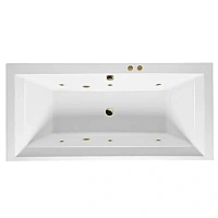 Ванна гидромассажная Excellent Crown Grand Soft 190 x 90 см, белый/бронза, WAEX.CRG19.SOFT.BR