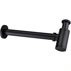 Сифон для раковины Boheme Black черный матовый 