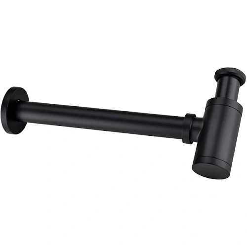Сифон для раковины Boheme Black черный матовый  - фото 4