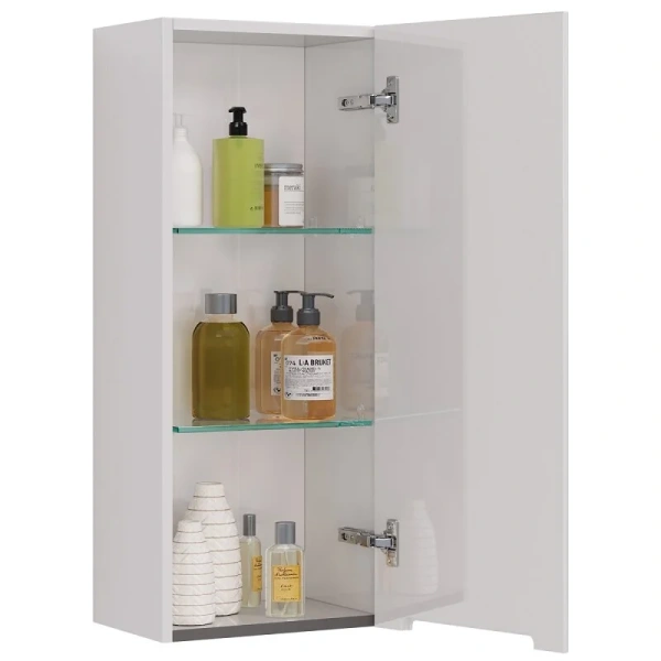 Шкаф подвесной Lemark Buno 35 см белый глянец LM04B35PL (детальная фотография), недорого