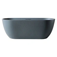 Ванна из искусственного камня Abber Frankfurt 170x75 см серая