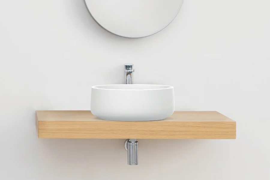 Раковина Artceram Cognac 42 см белая COL001 01 00 bi (детальная фотография), накладные (на столешницу), пристенные