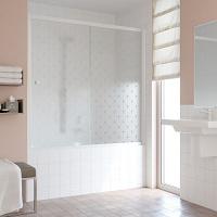Душевая шторка на ванную стекло флёр-де-лис Vegas-glass Z2V+ZVF 180х85 R05 L - фото 41