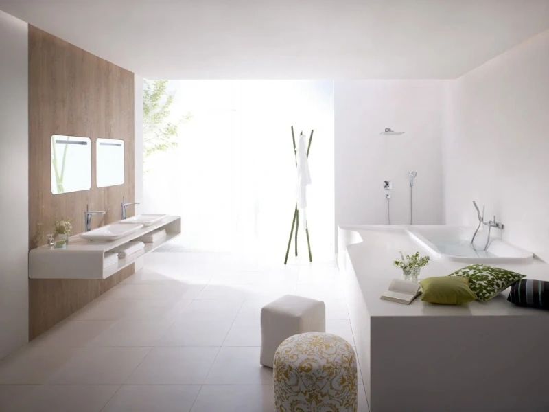 Лейка для душа Hansgrohe Raindance Select E хром 26550000 (детальная фотография), современные, hi-tech