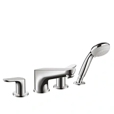 Смеситель на борт ванны хром Hansgrohe Focus E²