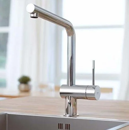 Смеситель для кухни, хром, Grohe Minta 31375000 (детальная фотография), современные, hi-tech