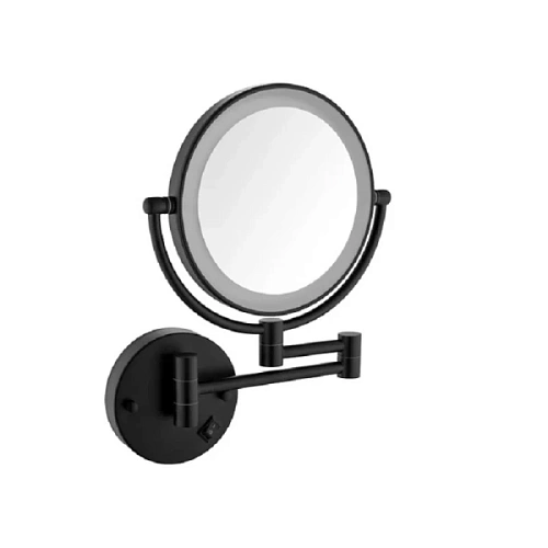 Зеркало с подсветкой Timo Saona 25 см черное - фото 2