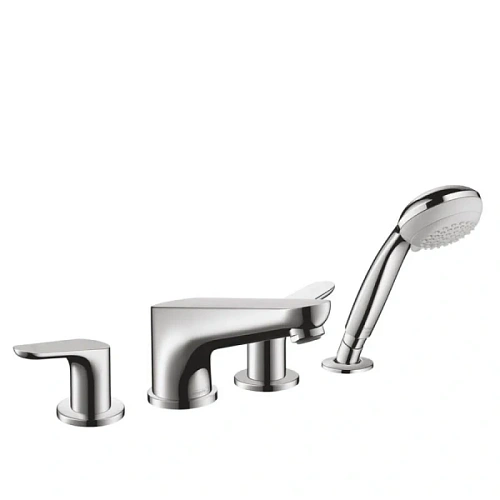 Смеситель на борт ванны хром Hansgrohe Focus E² - фото 1