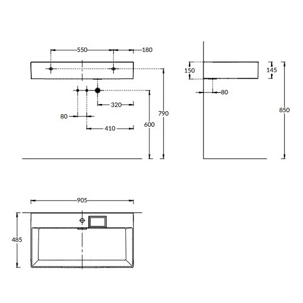 Схема (детальная фотография), прямоугольной формы