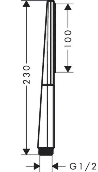 Лейка для душа Hansgrohe Rainfinity полированное золото 26866990 (детальная фотография), душевые лейки