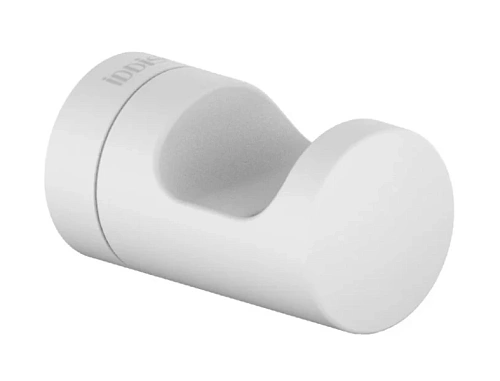 Крючок для ванной IDDIS Noa белый матовый - фото 1