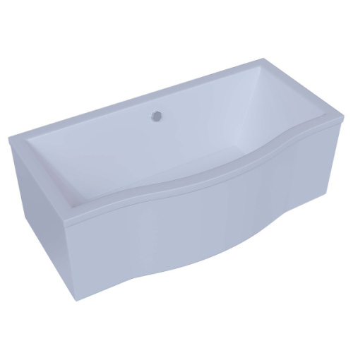 Ванна акриловая Акватек Гелиос 180x90 см с фронтальным экраном GEL180-0000067 (детальная фотография), современныe, hi-tech