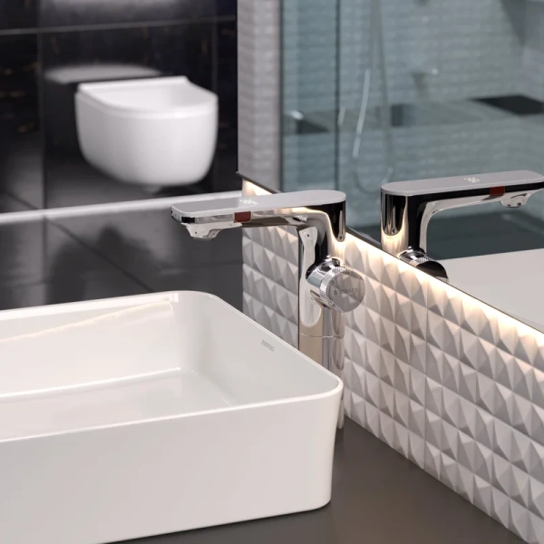 Смеситель для раковины BERGES Morans хром 076003 (детальная фотография), для раковины