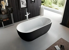 Ванна акриловая BelBagno 150х80 см черная