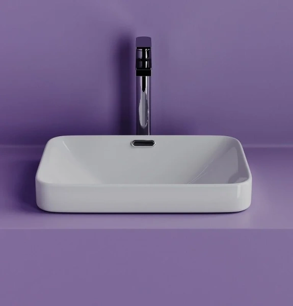 Раковина Ceramica Nova Element 46 см белая CN6078 (детальная фотография), белые