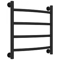 Полотенцесушитель водяной Сунержа Галант+ 50х50 см черный матовый