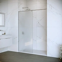 Душевая перегородка RGW Walk In WA-034 80 см профиль хром, стекло матовое
