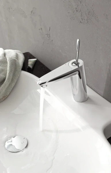 Смеситель для раковины, хром, Grohe Eurodisc Joy 23427000 (детальная фотография), однорычажные, двухрычажные