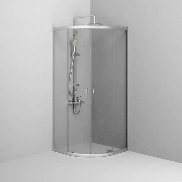 Душевой уголок Am.Pm X-Joy 80x80 см без поддона W88G-205-080MT64 (детальная фотография), сатин