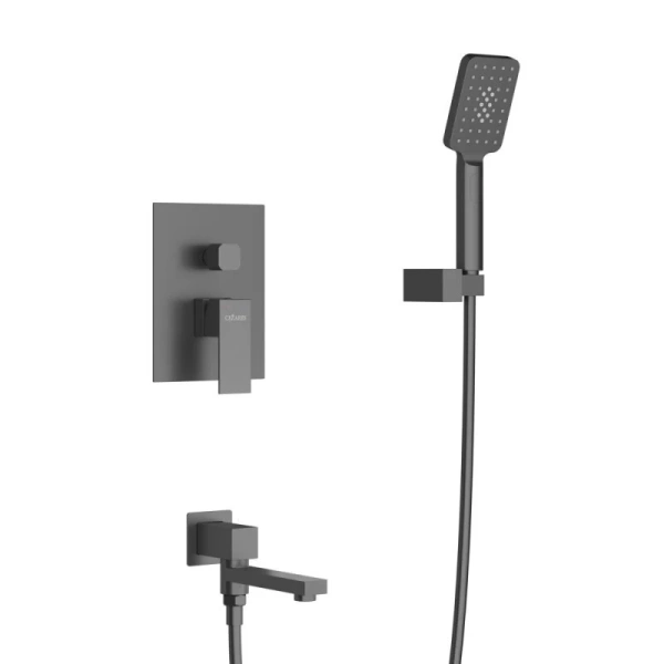 Душевой комплект Cezares Slider черный матовый SLIDER-VDSET-NOP (детальная фотография), современные, hi-tech