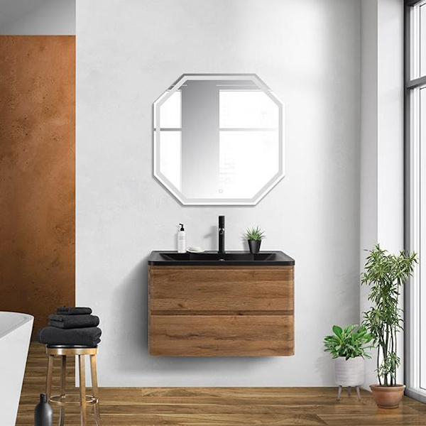 Тумба под раковину подвесная BelBagno Albano 80 см rovere rustico ALBANO-800-2C-SO-RR (детальная фотография), современная, hi-tech