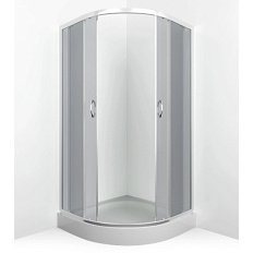 Душевой уголок, стекло тонированное, Erlit Comfort