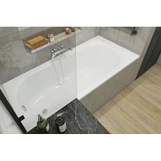 Ванна акриловая Lavinia Boho Biore 160x70 см прямоугольная