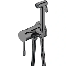 Гигиенический душ со смесителем Boheme Uno Gunmetal Shiny