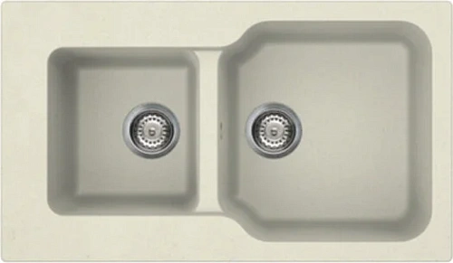 Мойка для кухни Omoikiri Maru 86-2-BE 86 см ваниль - фото 3