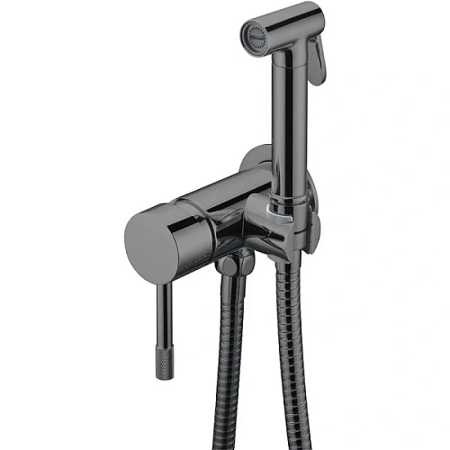 Гигиенический душ со смесителем Boheme Uno Gunmetal Shiny - фото 3