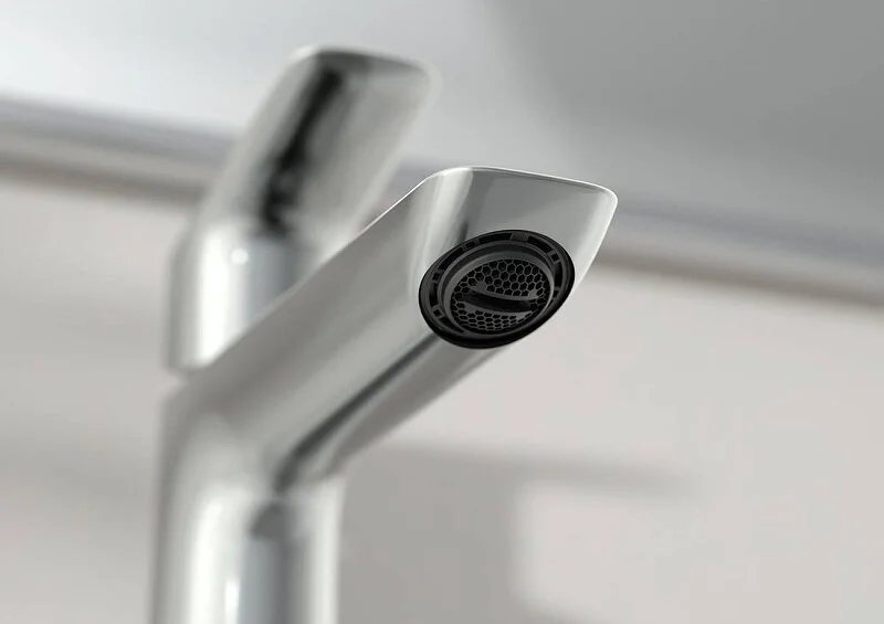 Смеситель для раковины Hansgrohe Logis однорычажный 71253000 (детальная фотография), современные, hi-tech