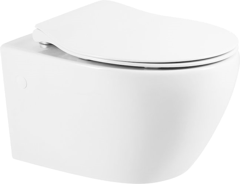 Унитаз подвесной BelBagno Prospero безободковый BB507B (детальная фотография), подвесные, встраиваемые