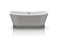 Ванна акриловая Knief Prince 0100-086 170 х 70 см с алюминиевым экраном